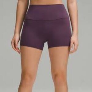 Lululemon Align High-Rise Short 4" Grape Thistle purple dark plum color Nulu